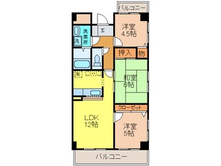 シャルマンコートの物件間取画像